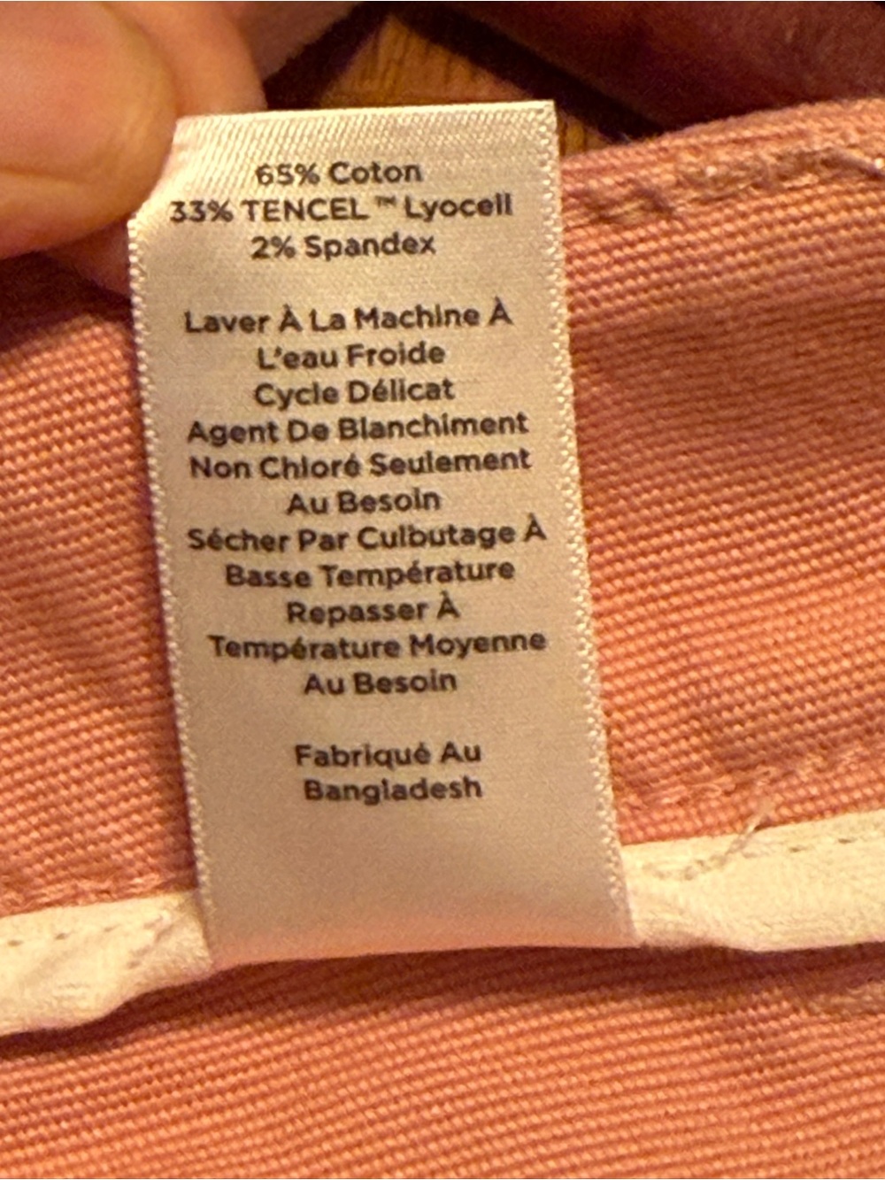 Talbots Petite Pink Ankle Pants Women 6P NWT Cotton Tencel Stretch Crop - Picture 13 of 13